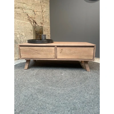 Afbeelding van Benoa KoffieTafel Bibi 2 lades 120cm