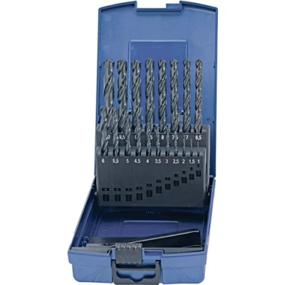 Afbeelding van Promat metaalborenset HSS DIN338 Type N 1 10mm 0,5mm 19 delig