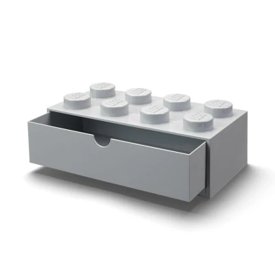 Afbeelding van Bureaulade Lego Iconic 8 Grijs
