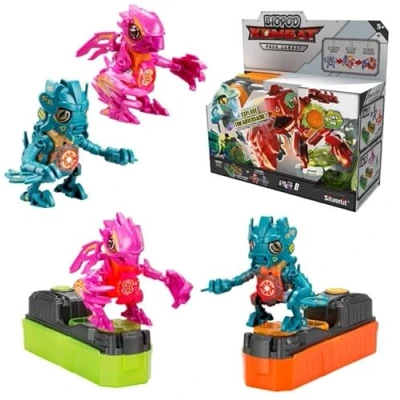 Afbeelding van Biopod Kombat Battle pack roze en groen Duo Set