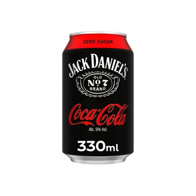 Afbeelding van Jack Daniel&#039;s &amp; Coca Cola Zero Blik (12x 33cl)