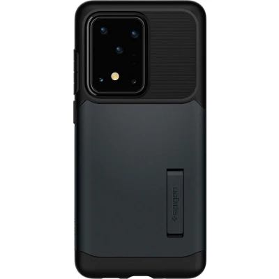 Afbeelding van Samsung Galaxy S20 Ultra Hoesje Kunststof Spigen Hardcase/Backcover Grijs Telefoonhoesje Shockproof/Valbescherming