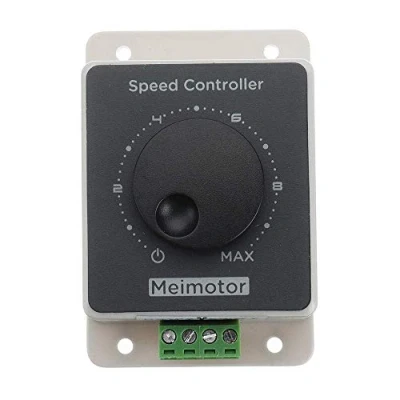 Afbeelding van DollaTek DC 12V 24V 36V 48V PWM Motor Speed ​​Controller Meimotor High Power 10A met behuizing
