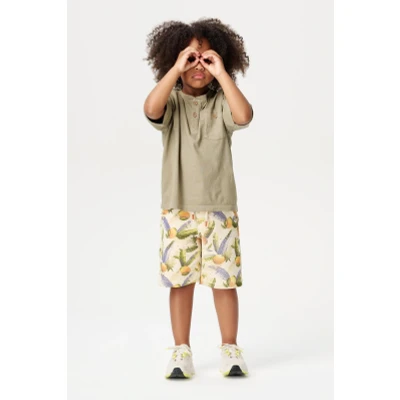 Afbeelding van Noppies Broek Lamar Tropical pattern Off white Maat 92