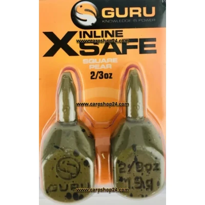 Afbeelding van Guru Inline X Safe Square Pear (2 pcs) Maat : 19g (2/3oz)