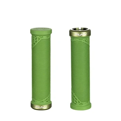 Afbeelding van Funn Hilt JR Mountainbike Handvatten met Enkelvoudige Klemsluiting, Fietsstuurvergrendelingshandvatten een binnendiameter van 19 mm (Groen)
