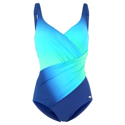 Afbeelding van Lascana Badpak, Dames, Maat: 38xB, Blue/turquoise
