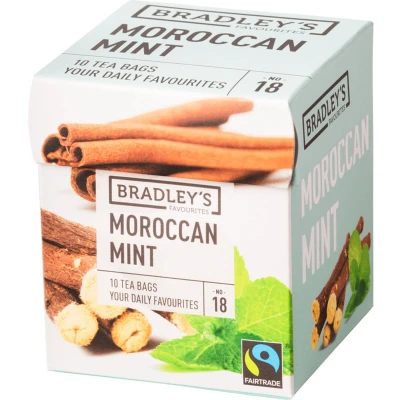 Afbeelding van Bradley&#039;s Thee Marokko Mint Nr.18 (6x 10 Stuks)