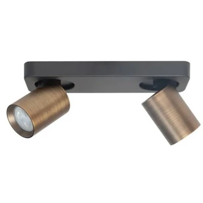 Afbeelding van Highlight Dubbele opbouwspot Oliver oud goud S7158.32