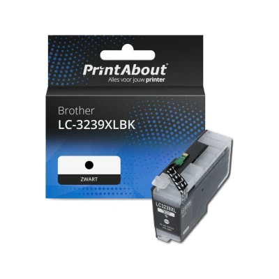 Afbeelding van Huismerk Brother LC 3239XLBK Inktcartridge Zwart Hoge capaciteit