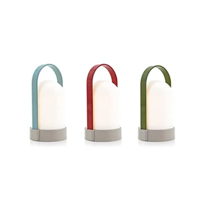 Afbeelding van Lamp Remember Uri LED Piccolos Oplaadbaar Groen/Rood/Blauw 15 cm (Set van 3)