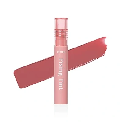 Afbeelding van Etude House Fixerende tint #05 Midnight Mauve Langdurige vloeibare lippenstift met hoge pigmentatie Lippenverf lichte en waterdichte matte afwerking Volledige afdekking