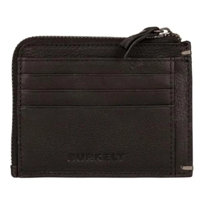 Afbeelding van Burkely Antique Avery Unisex Leren Rits Portemonnee / Creditcardhouder Zwart