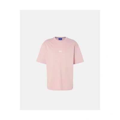 Afbeelding van HUGO Nalono Tshirt basic, Heren, Maat: Small, Light pastel pink