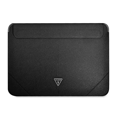 Afbeelding van Guess Saffiano Laptoptas voor o.a. Apple MacBook (16&quot;) Zwart