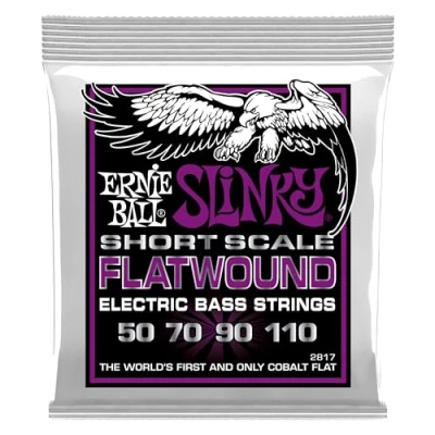 Afbeelding van Ernie Ball EB2817 50 110 Flatwound Snarenset voor 4 string basgitaar