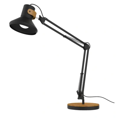 Afbeelding van Bureaulamp Unilux Baya LED bamboe zwart