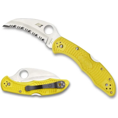 Afbeelding van Vouwmes Spyderco Tasman Salt 2 Serrated Yellow