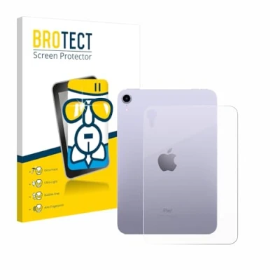 Afbeelding van BROTECT Screenprotector voor Apple iPad Mini 7 WiFi 2024 (Achterkant) Folie Beschermfolie Beschermglas transparant