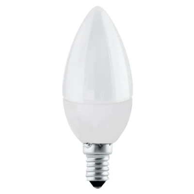 Afbeelding van EGLO LED lamp E14, kaars gloeilamp 5 Watt (40w equivalent), 470 Lumen, lichtbron warm wit, 3000 Kelvin, C37, Ø 3,7 cm