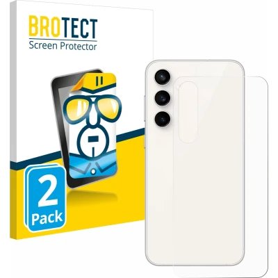 Afbeelding van BROTECT Screenprotector voor Samsung Galaxy S23 FE (Achterkant) Folie Beschermfolie transparant (2 Stuks)