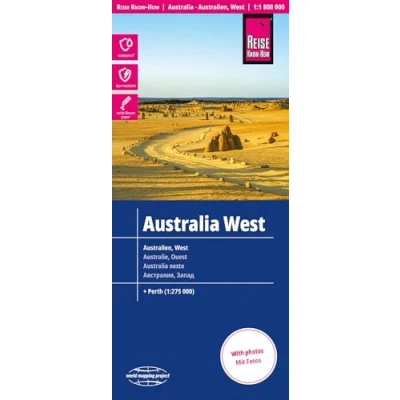 Afbeelding van Reise Know How Australien, West / Australia, (1:1.800.000): reiß und wasserfest (world mapping project)