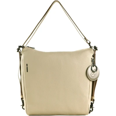 Afbeelding van MANDARINA DUCK Leren Schoudertas Mellow Leather Shoulderbag Papyrus Beige