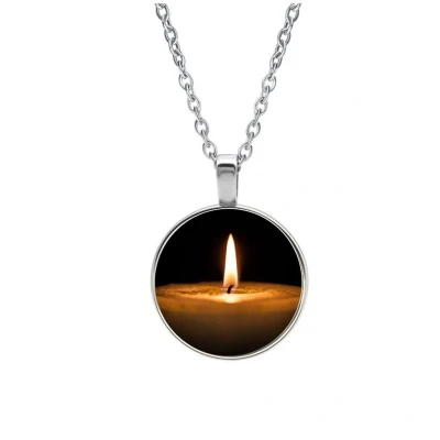 Afbeelding van Ketting Glas Kaars