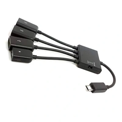 Afbeelding van chenyang Micro USB Host OTG 3 Port Hub Adapter Kabel met Power voor Galaxy S5 i9600 Note3 N9000 Mobiele Telefoon &amp; Tablet