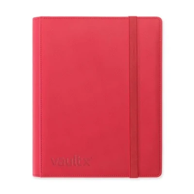 Afbeelding van Vault X 9 Vaks Kaartenmap, 360 Kaarten, Premium Exo Tec Album Materiaal, 20 Zijlaadpagina’s, Map voor Verzamelspeelkaarten, Sportkaarten, TCG (Rood)