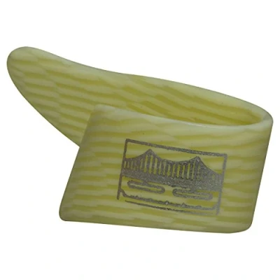 Afbeelding van Golden Gate GP 12 4PK Grained Ivoroid Duimplectrums 4 delige set, klein