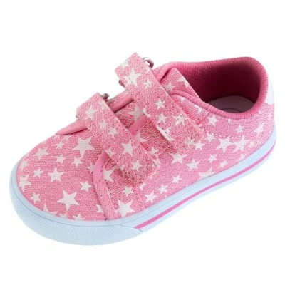 Afbeelding van Chicco, Sneaker Met Dubbele Klittenband (2), Meisjes En Meisjes, Roos , 28 EU, Design in Italië