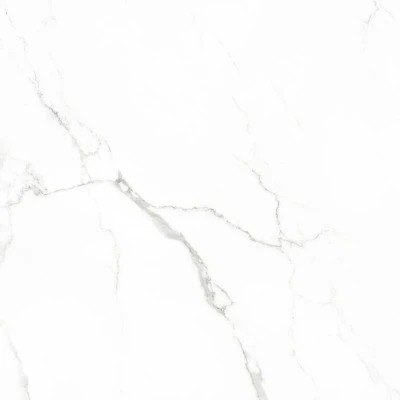 Afbeelding van Statuario glans 75x75 rett Vloertegel badkamer Wandtegel
