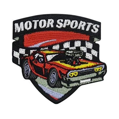 Afbeelding van Finally Home patch om op te strijken, naaien en plakken embleem voor motorsport auto sportwagenpatches, strijkplaatje, racing