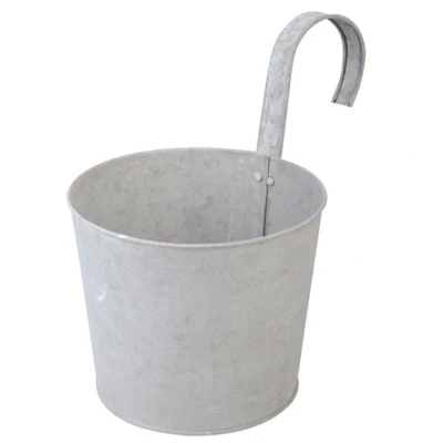Afbeelding van Bloempot met Haak Zink Esschert Design