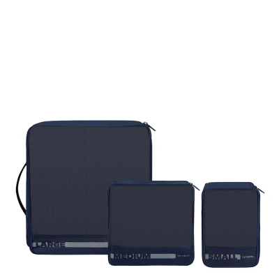 Afbeelding van Samsonite Pack Sized Set Of 3 Packing Cubes navy