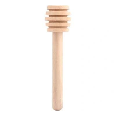 Afbeelding van Haofy houten honinglepel, 50 stuks, voor het huishouden, honing, soeplepel, mini honingstokjes honingglazen, honingdipper, pot van 8 cm/10 cm/10,5 cm/15 cm/16 cm (8 cm)