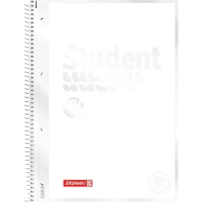 Afbeelding van BRUNNEN Collegeblok Premium Student &quot;White&quot;, A4, 80 vellen, liniatuur 27, wit