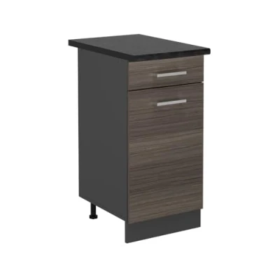 Afbeelding van Vicco Keukenonderkast R Line, Edel grijs/Antraciet, 40 cm , WB Antraciet