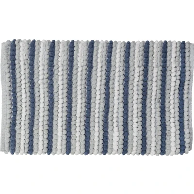 Afbeelding van Badmat Sealskin Bright Polyester Blauw 50x80 cm