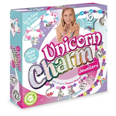 Afbeelding van Craftbox CB806 Unicorn Charm Jewellery Craft Set, Mixed