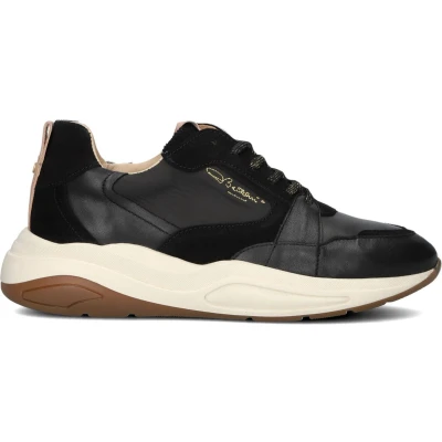 Afbeelding van Fred De La Bretoniere Flame Gaia Combi Sneakers Leer Dames Zwart Maat 36