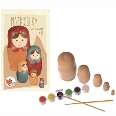 Afbeelding van Egmont toys knutselset matroesjka verven