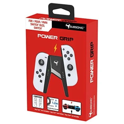 Afbeelding van Subsonic Controller Grip Power voor Nintendo Switch Comfortabel Spelen Opladen Tijdens SA5641