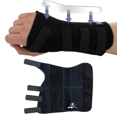 Afbeelding van Polsbrace Splint Ondersteuning Ademend Lichtgewicht Carpale Tunnel voor Mannen Vrouwen Pijnverlichting Polspalken, Ideaal Handondersteuning, Breuken, Verstuikingen, Gewrichtspijn, tendinitis, Artritis