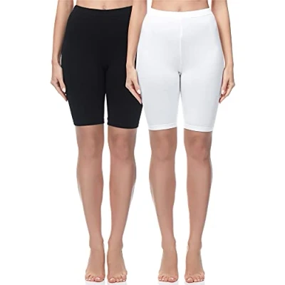 Afbeelding van Be Mammy MS MS10 200 LE 2P 2Pack Dames Zwangerschapsleggings Leggings Sport Vrijetijdsbroek Kort Katoen Sporbroek Yogabroek Zwart/Marineblauw L