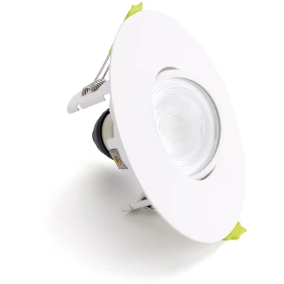 Afbeelding van Integral inbouwspot Wit rond kantelbaar zaagmaat 7 10cm incl. GU10 fitting excl. lichtbron