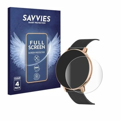 Afbeelding van Savvies Screenprotector voor Naixues S53 1.39&quot; Folie Beschermfolie transparant volledig dekking (4 Stuks)