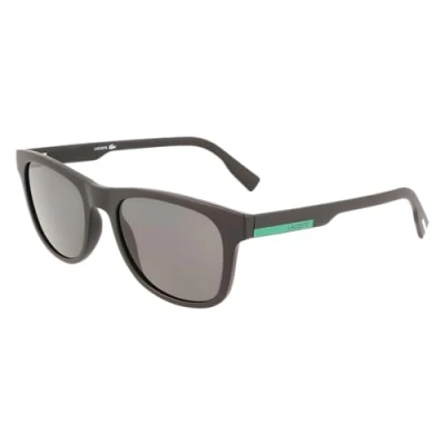 Afbeelding van Lacoste Uniseks zonnebril, mat zwart, M