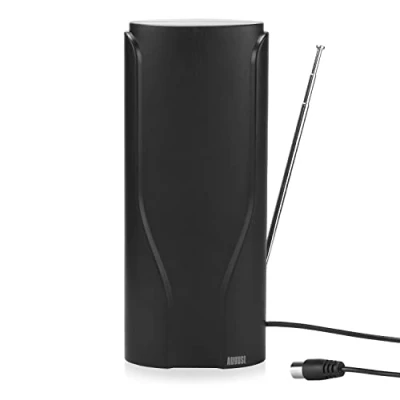 Afbeelding van TV antenne DVB T/DVB T2 August DTA600 digitale HD binnenantenne met 5M kabellengte signaalversterker voor televisie/DAB/FM radio/DVB tuner stick/TV/voor binnen buiten